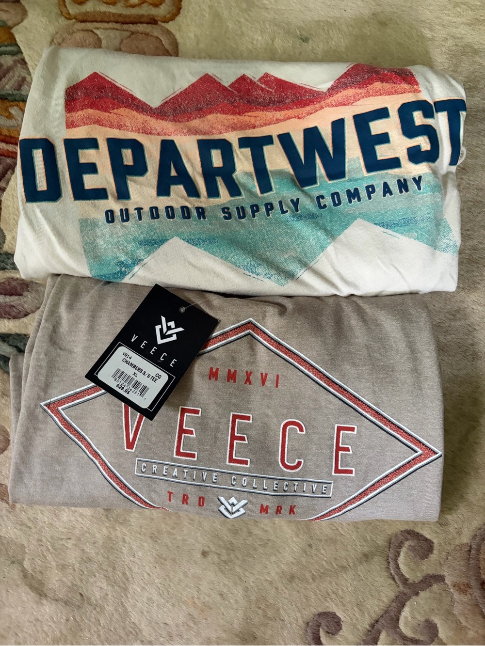 Men’s XL Graphic Tee Lot Department West & Veece NWT Outdoor Streetwear
